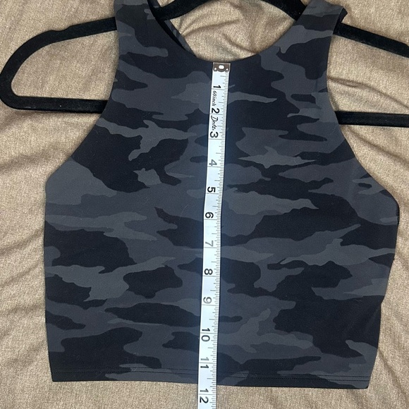 Athleta Black and Gray Camo Sports Bra - Picture 3 of 7